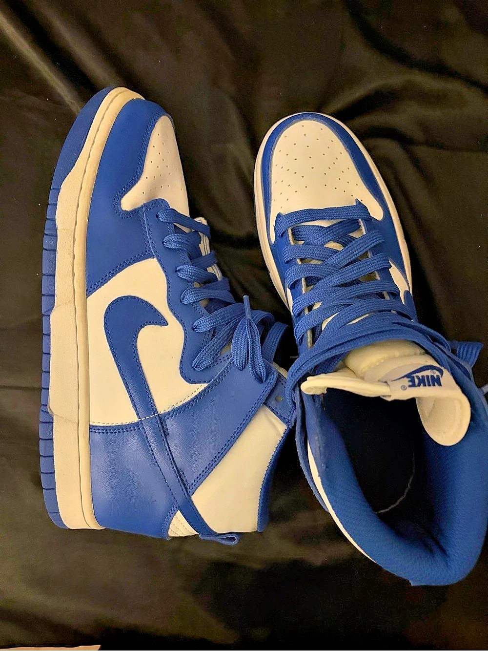 Nike Dunk High Game Royal Sneakers Blue & Cream